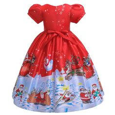 Buy Girls Long Christmas Party Dress Fabulous Bargains Galore Girls Christmas Party, Dresses Dinner, Toddler Christmas Outfit, Performance Dresses, Christmas Party Dress, Christmas Outfits, Toddler Christmas, Cosplay Dress