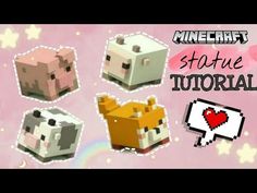 four different types of animal blocks in minecraft with text that reads,'how to make