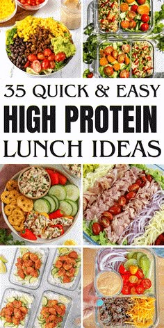 25 quick and easy high protein lunch ideas that are perfect for the busy week ahead