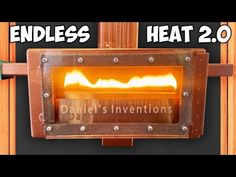 a sign that reads, endless heat 2 0 with an image of a wood burning oven