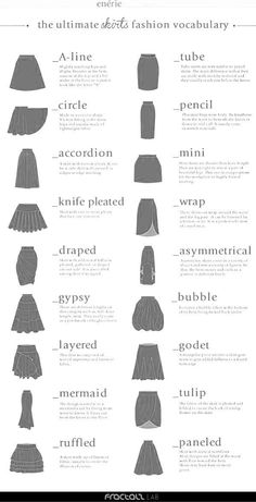 the ultimate guide to sewing for women's skirts and skirts, with instructions on how to