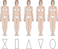 the silhouettes of women in swimsuits are shown