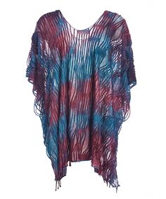 Layer up your look with the lightweight, breezy vibes of this sheer poncho sporting playful fringe along the hemline for a boho feel. 32'' long from high point of shoulder to hem Fits sizes 2 to 12 100% viscose, Silk feeling Hand wash; dry flat Bohemian Multicolor Tassel Cover-up, Multicolor Poncho For Beach Cover-up In Summer, Casual One Size Poncho With Fringe, Casual One-size Poncho With Fringe, Casual Festival Cover-up With Tassels, Casual Summer Poncho With Fringe, Casual Poncho With Tassels For Festivals, Casual Festival Poncho With Fringe, Casual Fall Beach Poncho