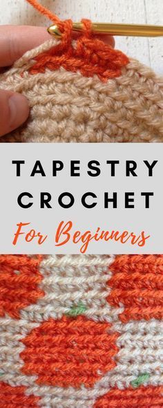 a crochet pattern with text that reads tapestryry crochet for beginners