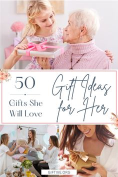 From perfume to projectors, there's 50 ideas in this gift guide for her so you are sure to find the perfect present to bring a smile to her face. Happy Gifting! 🎁 Gift Ideas For Her, Make Her Smile, 50th Gifts, Gift List, Significant Other, Gift Guide, Gifts For Mom, Love Her, To Start