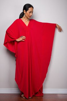 Red Kaftan Dress Kimono Caftan Dress Red Dress Women Red - Etsy Red Kaftan Dress, Free Size V-neck Dress, Red Flowy V-neck Kaftan, Red V-neck Free Size Kaftan, Festive Red Tunic Dress, Elegant Solid Color Maxi Length Kaftan, Elegant Red Tunic Dress, Elegant Red V-neck Kaftan, Free Size V-neck Kaftan For Parties