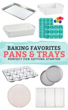 baking pans and trays for getting started