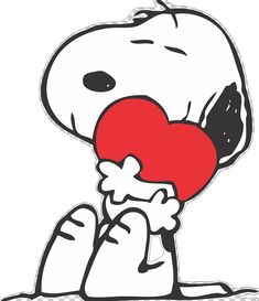 a cartoon character holding a heart in his hands