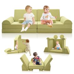 10/11pcs Toddler Kids Modular Play Set Children Couch Sofa Velvet Foam Playhouse About this item 10-PIECE SET DESIGN: The 10-piece set of children's sofa includes 4 basic seat cushion parts, 2 armrest parts, 2 trapezoidal pillows, 2 round seat cushion parts for you Free combination. In addition to the children's sofa, you can also use your child's imagination to easily transform into a playroom, a rocket ship, a fort, a tunnel, a bed, 2 chairs, and more. THE PERFECT GIFT FOR KIDS: If you're looking for a great gift for kids, then you'll love our 10pcs modular kids' sofas. These comfortable cushions are perfect for your little explorer, and older kids can enjoy them too. This kids play couch is perfect for use as a children's floor sofa, spare bed or reading corner sofa. Whether you are usi Toddler Couch, Toddler Sofa, Play Sofa, Fold Out Couch, Playroom Flooring, Round Seat Cushions, Play Couch, Kids Couch, Social Skills For Kids