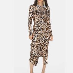 Questions? Leave A Comment Below! Chic Leopard Print Knee-length Midi Dress, Fitted Leopard Print Midi Dress, Leopard Print Midi Dress For Spring, Spring Leopard Print Midi Dress, Chic Fitted Leopard Print Midi Dress, Chic Leopard Print Midi Dress, Elegant Leopard Print Midi Dress For Evening, Leopard Print Evening Dress For Fall, Fall Evening Leopard Print Dress