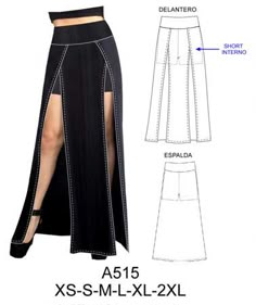 a skirt with slits on the side