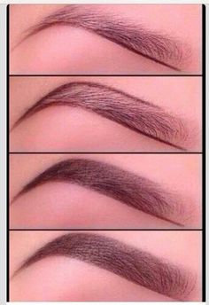 How to get the perfect eyebrow. Love it! Costume Makeup Tutorial, Make Up Mata, Halloweenský Makeup, Membentuk Alis, Bentuk Alis, Mekap Mata, Makeup Tip, Makeup 101