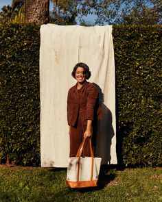 Christine Nguyen and the Palermo Tote Christine Nguyen, Black Canvas, Vegetable Tanned Leather, Palermo, Cotton Weaving, Laptop Sleeves, Tan Leather, Leather Trims, Cotton Canvas