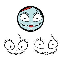 an image of cartoon faces with different expressions