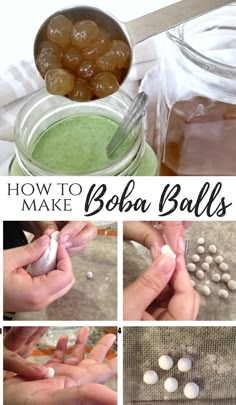 how to make boba balls in jars with instructions for making boba balls from scratchsticks