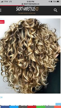 Blond Balayage, Curly Hair Photos, Blonde Curly Hair, Balayage Blonde, Pinterest Hair, Curly Bob Hairstyles, Permed Hairstyles, Curly Hair Cuts, Hair Photo