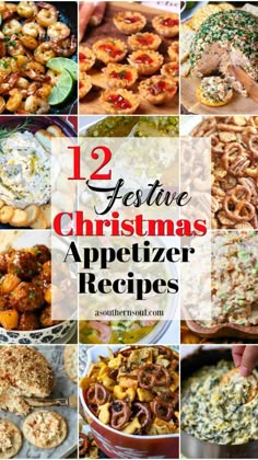 twelve festive christmas appetizer recipes