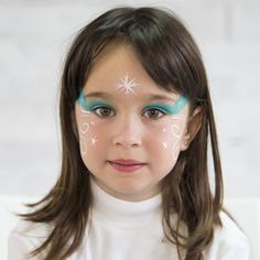 Easy Face Painting Designs, Make Carnaval, Christmas Face Painting, Girl Face Painting, Christmas Eye Makeup, Art Of Beauty