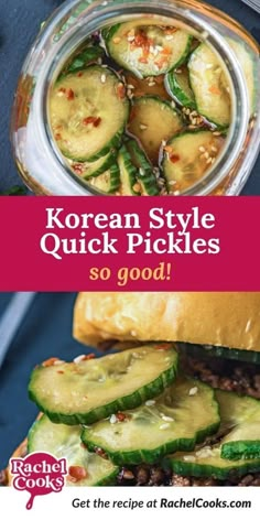 the korean style quick pickles are so good they're ready to be eaten