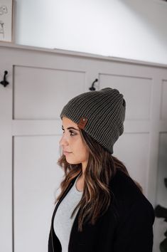 Details: Handmade Soft & stretchy Available in 7 different colors M/L has added length for slouchy option Material: 100% Acrylic Sizing: S/M - head sizes 20-22" M/L - head sizes 23"+ Everyday Winter Beanie, Casual Knit Beanie, One Size Fits Most, Grey Beanie Outfit, Wool Beanie For Winter, One Size Fits Most, Winter Beanie For Everyday Use, One Size, Casual Wool Beanie, One Size Fits Most, Beanie Outfit, Beanie Style, Grey Beanie