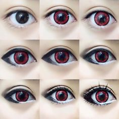 Anime Make-up, Cosplay Makeup Tutorial, Eyeliner Shapes, Eyes Tutorial, Makeup Recipes, Anime Eye Makeup, Anime Cosplay Makeup, Make Up Tutorials, Dramatic Eye Makeup