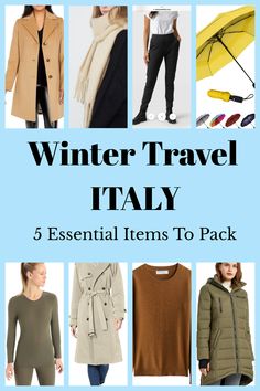 winter travel italy 5 essential items to pack