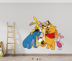 winnie the pooh and friends wall decal