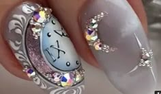 Winter Nails Gel, Nail Art Tutorials, Elegant Nail, Elegant Nail Art, Nails Aesthetic