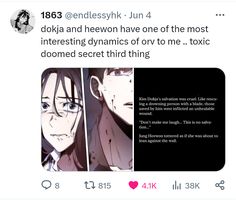 an image of two anime characters on twitter