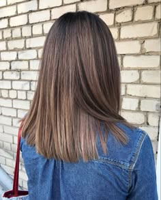 Brown Mid Length Hair Straight, Straight Mid Length Haircuts, Mid Shoulder Length Hair Straight, Haircut No Layers Medium, Haircuts Chest Length, Medium Length Haircut Brunette Straight, Medium Length Haircut One Length, Mid Length Haircut For Straight Hair, Midlength Haircuts Straight Hair