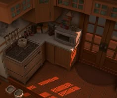 Sims 4 Vintage Kitchen Cc, Anime Houses, Fantasy Rooms, Diy House Plans, Dorm Room Designs