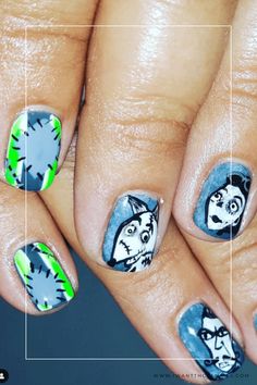 Frankenweenie Nails