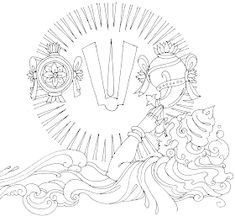 the letter v is for mermaid coloring page