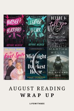 the august reading wrap up is here