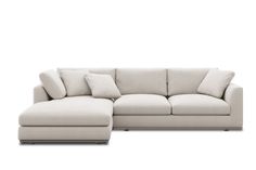 With deep seats and additional cushions, Hamilton's minimalist silhouette invites you to recline in maximum comfort. New House Living Room, Chaise Sectional Sofa, Minimalist Silhouette, Chaise Sectional, Sofa Armchair, Home Living Room, Sectional Sofa, Recliner, Sectional