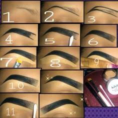 Membentuk Alis, Bentuk Alis, Eyebrow Makeup Tutorial, Eyebrow Makeup Tips, How To Draw Eyebrows, Makeup Artist Tips