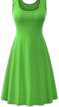 Casual Green A-line Midi Dress, Knee-length Solid Color Sundress For Summer, Green Solid Color Beach Dress, Sleeveless Light Green Midi Dress, Sleeveless A-line Summer Dress, Solid Color A-line Sleeveless Summer Dress, Spring Green Solid Midi Dress, Spring Green Solid Color Midi Dress, Green Solid Mini Dress