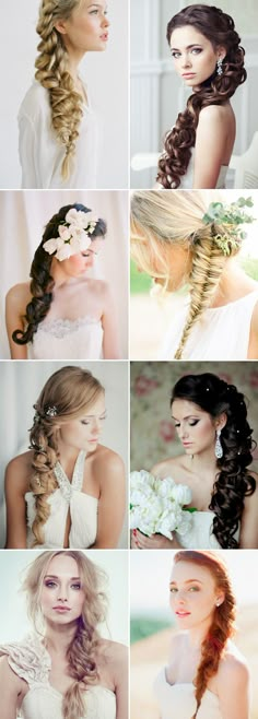 20 Swoonworthy Long Bridal Hairstyles-Sideswift Side Braid Tutorial, Hairstyle Bridesmaid, Side Swept Braid, Long Bridal Hair, Side Hairstyles, Trendy Wedding Hairstyles, Side Braid, Wedding Hairstyles For Long Hair, Bridal Hair And Makeup