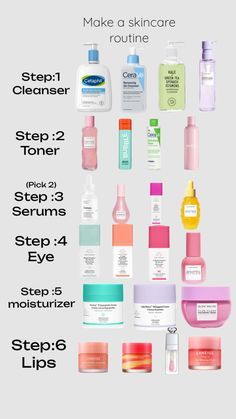 Makeup Cantik, Haut Routine, Skin Care Routine Order, Sephora Skin Care, Basic Skin Care Routine, Perfect Skin Care Routine, Facial Skin Care Routine, Best Skincare Products, Body Skin Care Routine