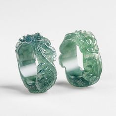 Natural Jadeite Ring Men's A Grade Blue Water 3D Zodiac Dragon Band Ring 10-13 | eBay Mens Jade Jewelry, Mens Jade Ring, Jade Ring For Men, Jade Wedding Ring, Jadeite Ring, Jade Wedding, Mens Gemstone Rings, Green Ring, Mens Rings