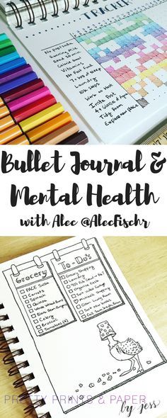 Bullet Journal Mental Health, Journal Diy, Health Journal, Bullet Journal Layout, Journal Layout, Diy Planner