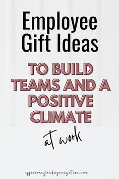 employee gift ideas to build teams and a positive climate at work Hr Appreciation Ideas, How To Recognize Employees, Ways To Show Appreciation To Employees, Motivate Employees Ideas, New Manager Quotes, How To Boost Employee Morale, Inexpensive Employee Appreciation Gifts, Incentive Ideas For Employees, Team Thank You Gifts