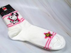 Women's soft knit low cut socks - 9-11 - NEW BUT NEAR MINT (soiled in a few areas/should wash out) Snoopy Collectibles, Camp Snoopy, Low Cut Socks, Athletic Socks, Bobble Head, Soft Knits, Low Cut, Trinket Boxes, Purse Wallet