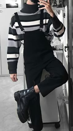 Mens Dark Aesthetic Outfit, Feminine Male Outfits Casual, Victorian Guy Outfit, Engineer Outfits For Men, Soft Eboy Aesthetic Outfits Men, Masc Clothing Ideas, Enby Alt Outfits, Cool Mens Clothing, Alt Enby Fashion