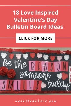 Looking to add some charm to your classroom this February? Discover 18 sweet Valentine bulletin board ideas perfect for preschool and elementary school teachers! From cute and easy Valentine board designs to fun Valentine bulletin board decor, these ideas will make your classroom extra special. These Valentine bulletin boards are sure to inspire. Click to get inspired today and make your classroom a place of love and learning! Boards Ideas For School, Valentines Classroom Decorations, Bulletin Boards Ideas