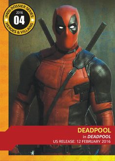 deadpool is standing with two swords in his hands