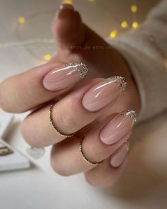 Nails Graduation Ideas, Elegant Nails Classy 2024, Wedding Acrylic Nails, Nail Goals, Graduation Nails, May Nails, Subtle Nails, Nail Shimmer