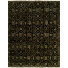 A lively assemblage of motifs and patterns with narrow borders that give these rugs, yet timeless appeal. Each rug is hand-knotted using premium hand-spun wool. Miller House, Luxury Area Rugs, Southwestern Area Rugs, Black Rectangle, Area Rug Sizes, Black Area Rugs, Rugs Size, Black Rug, Wool Area Rug