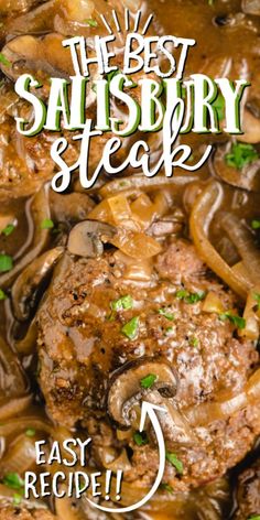 the best salisbury steak recipe with mushrooms and gravy