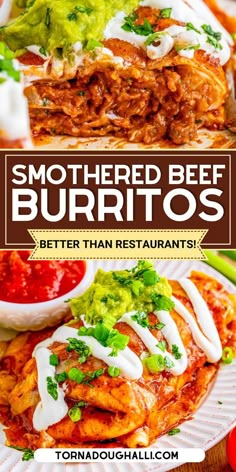 smothered beef burritos Beef Burrito Supreme, Beef Burritos With Red Sauce, Smothered Burrito Sauce, Burritos Recipe Beef, Beef And Bean Enchiladas With Red Sauce, Sauce For Burritos, Beef Burrito Casserole